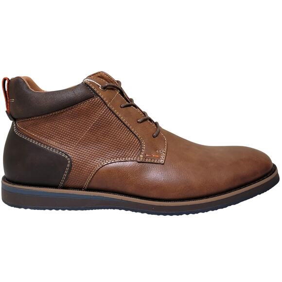 Nunn Bush Men Circuit DC Plain Toe Chukka Boots Size US 10M Cognac Brown - Picture 2 of 6